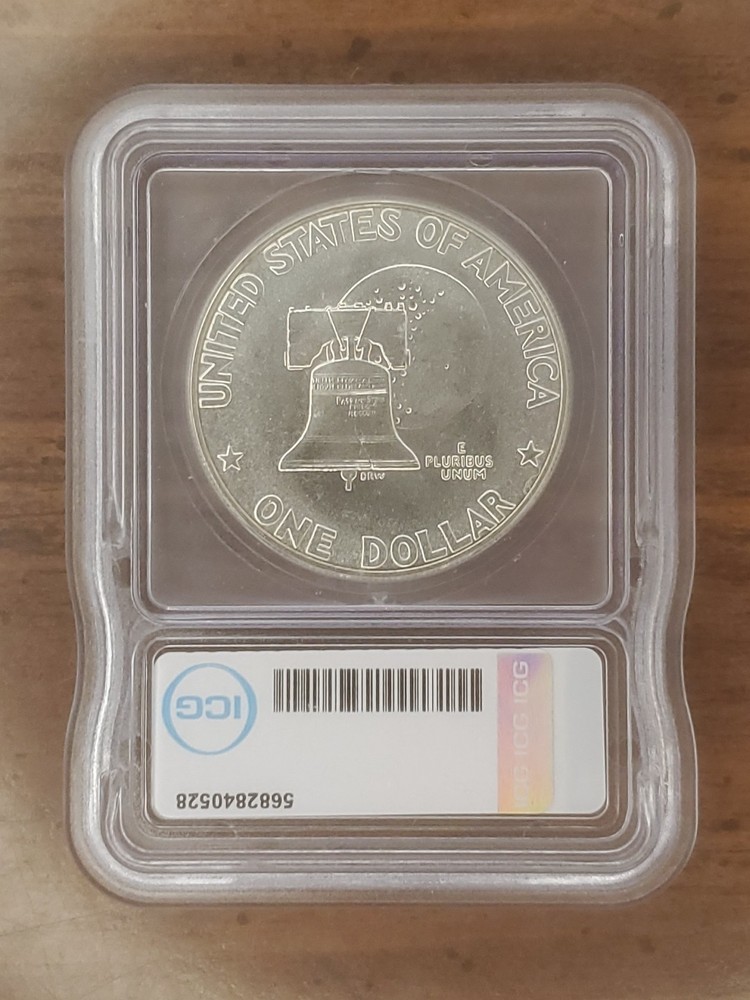 1976-S Eisenhower $1 Silver 40% MS67 ICG