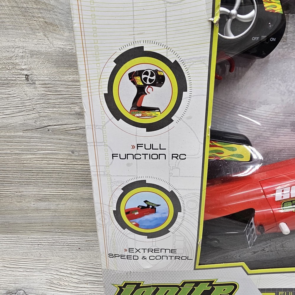 Ignite RC Racing 99 Hydroplane Speed Boat Full Function Remote Control 27MHz NIB