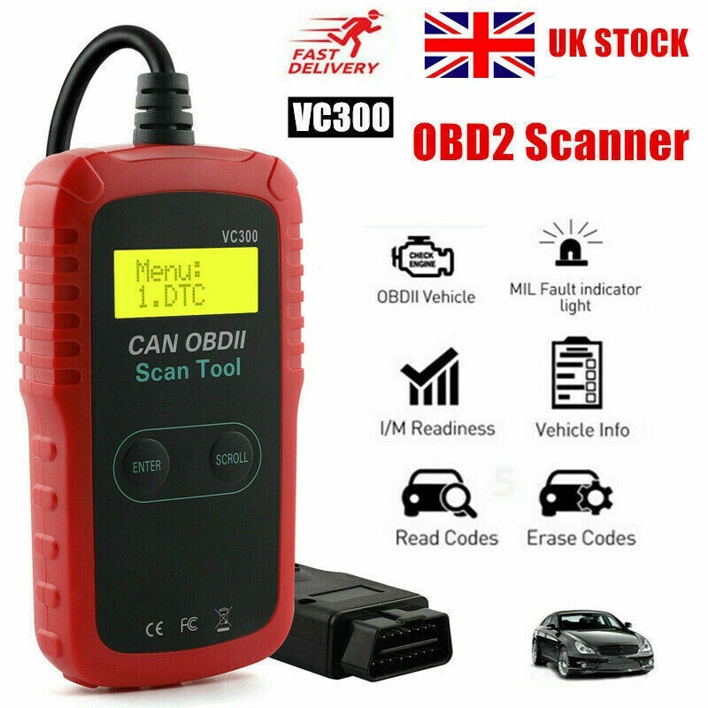 BMW Mini Cooper Car Code Reader Diagnostic CAN OBDII Scan Tool Reset Fault VC3