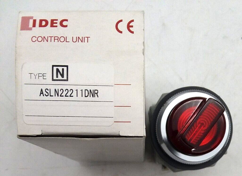 IDEC ASLN22211DNR Illuminated Red Selector Switch