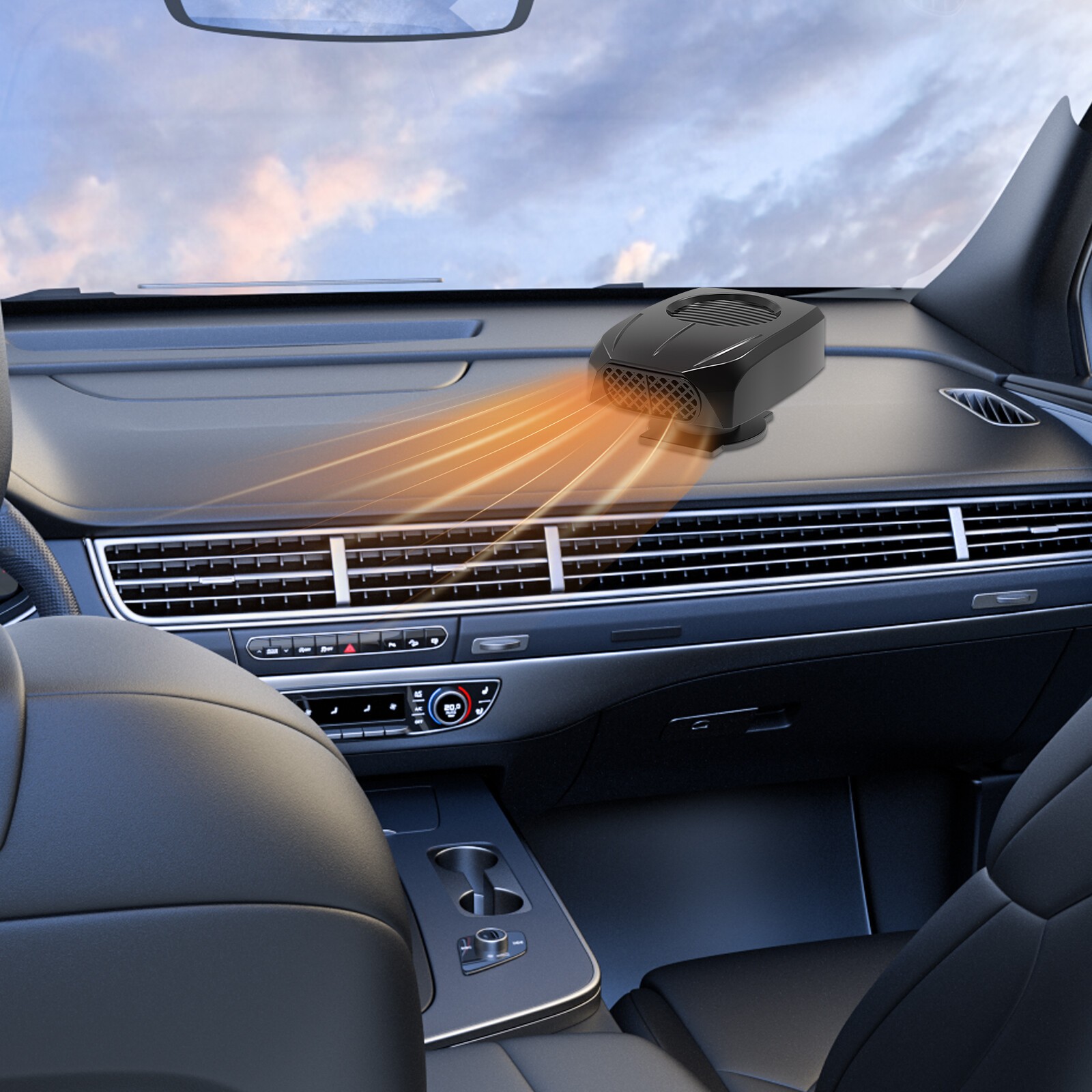 Car Heater Cigarette Lighter Plugs 12v/24v Portable Car Heaters For Vehicle