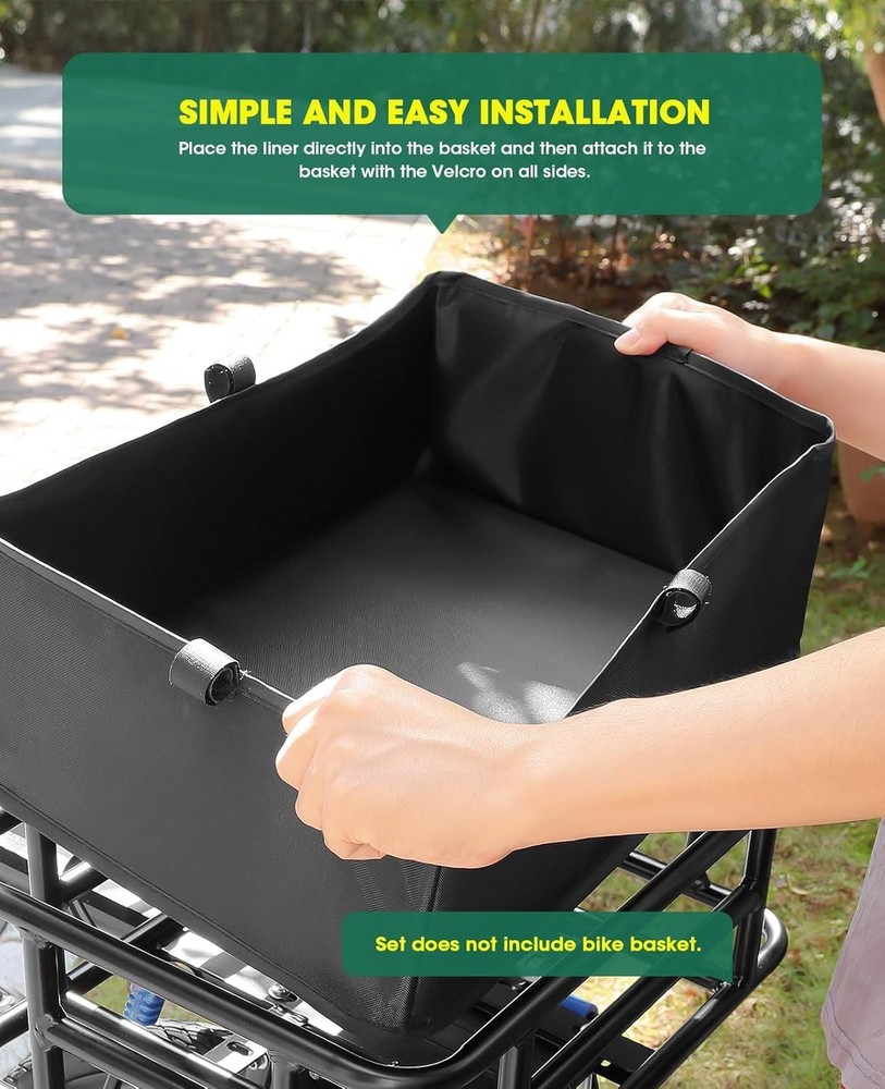 Adjustable Cargo Net & Basket Liner for Bicycles: Stay Organized While Riding
