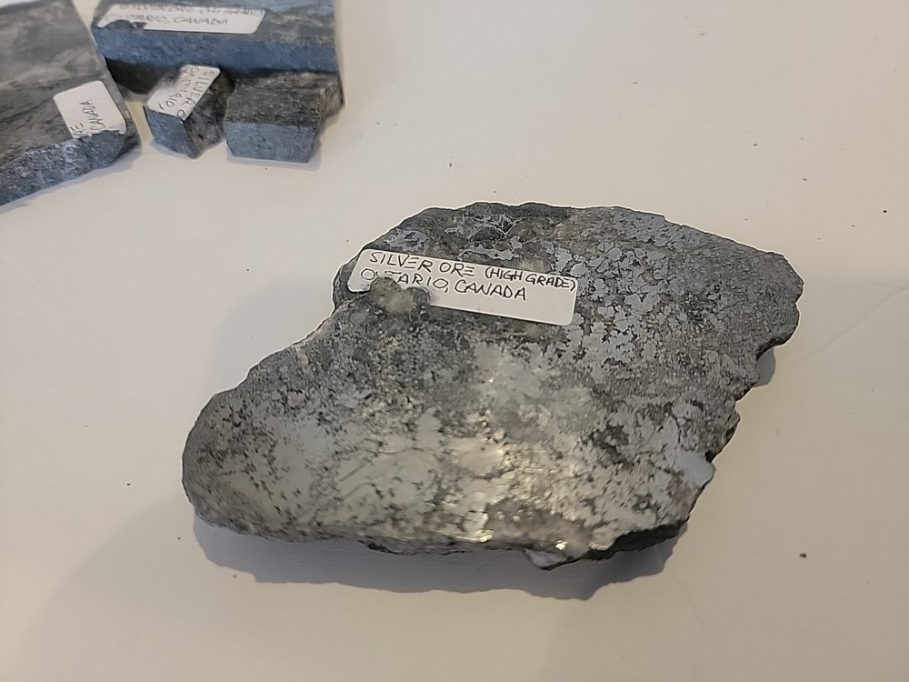 Beautiful Raw silver ore . VV