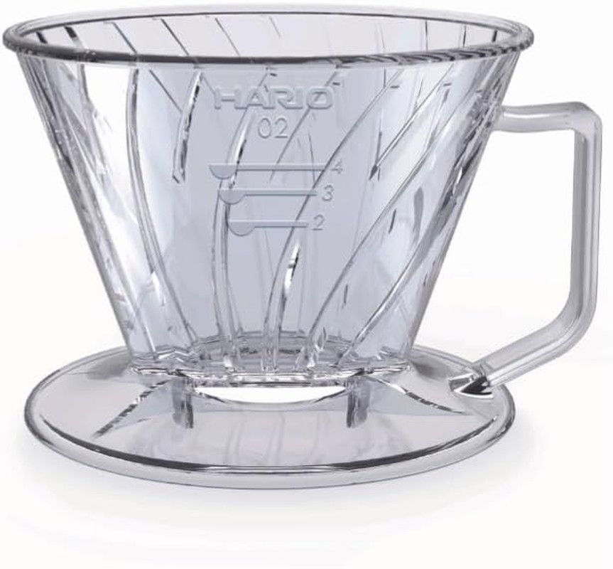 Pegasus Flat Bottom Dripper, Size 02, Clear