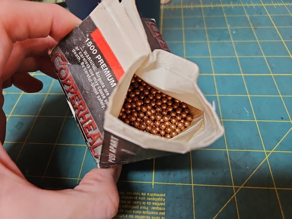 Cosman Copperhead 1500 Premium Grade BB's Half Full Box