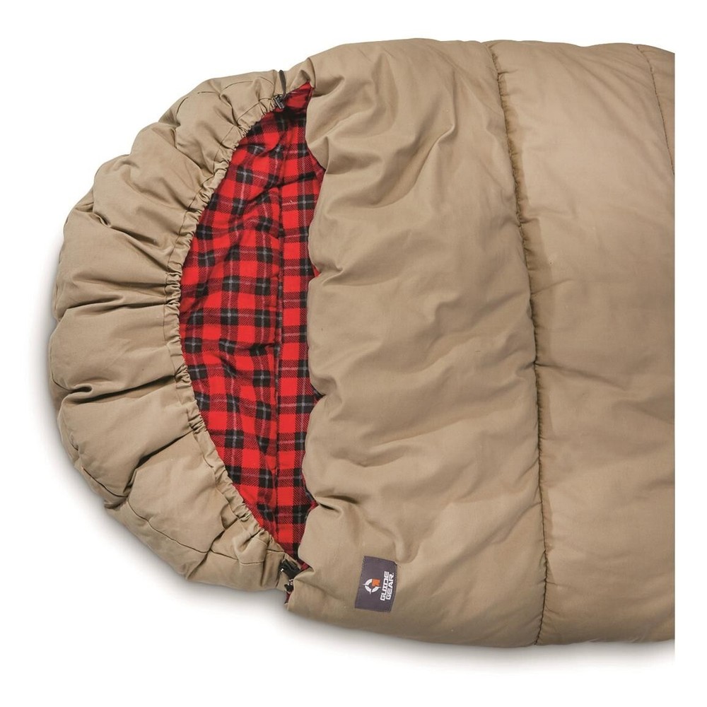 Guide Gear Canvas Hunter Extreme Sleeping Bag -30°F Rectangular-Shaped