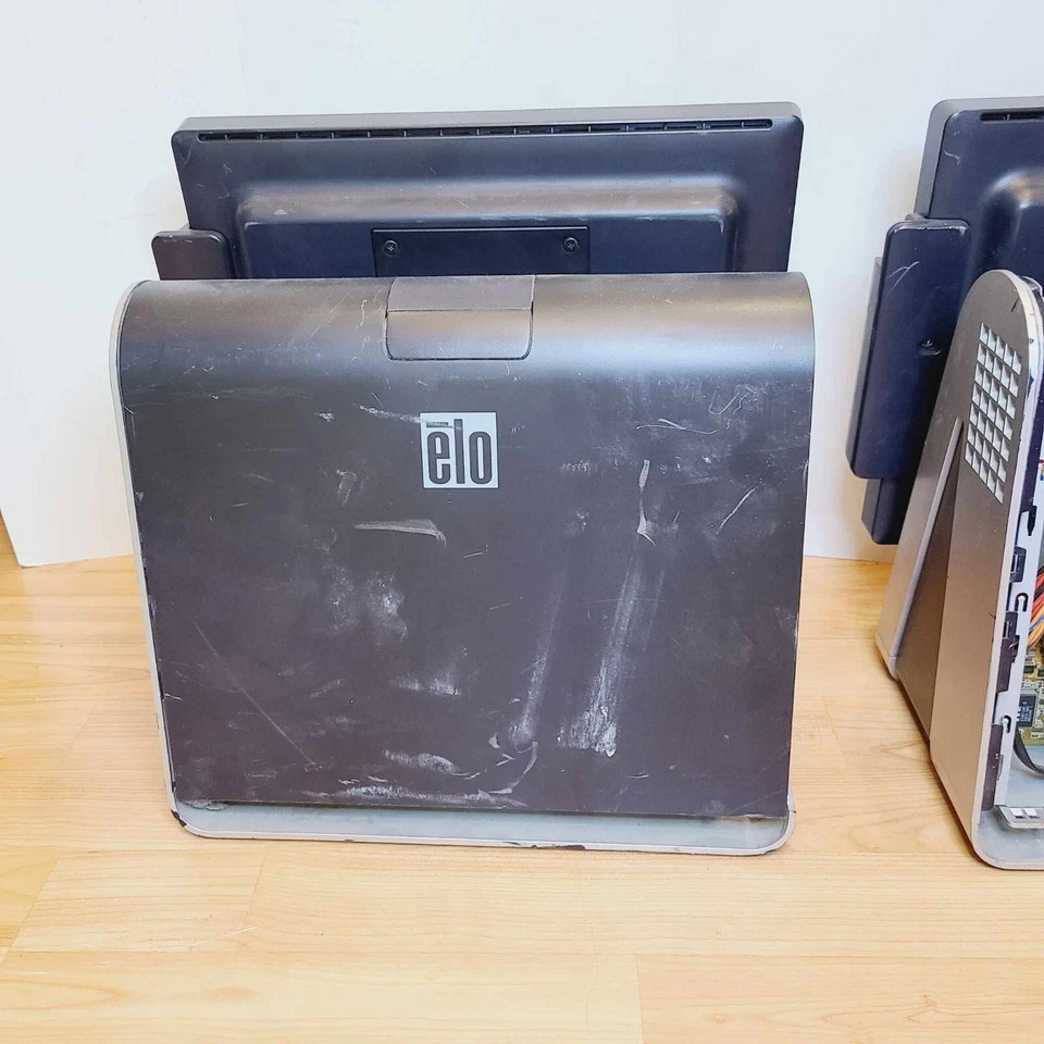 *UNTESTED* LOT 2X ELO ESY17D1 TOUCH SCREEN 17" POS COMPUTER WINDOWS XP SYSTEM