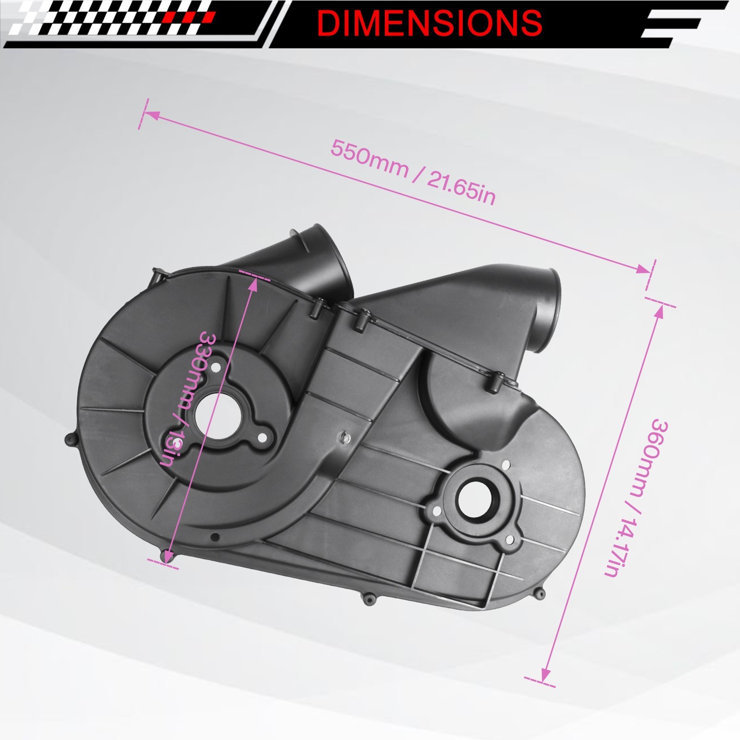 Inner Clutch Cover for Polaris RZR XP 1000/General 1000/Ranger Crew XP 1000/900