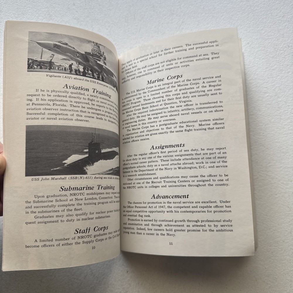 NROTC 1966 Bulletin The Regular Navy Reserve Officers Training Corpse Program