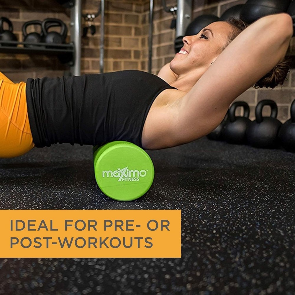 Green High Density Foam Roller for Trigger Point Therapy and Circulation Support