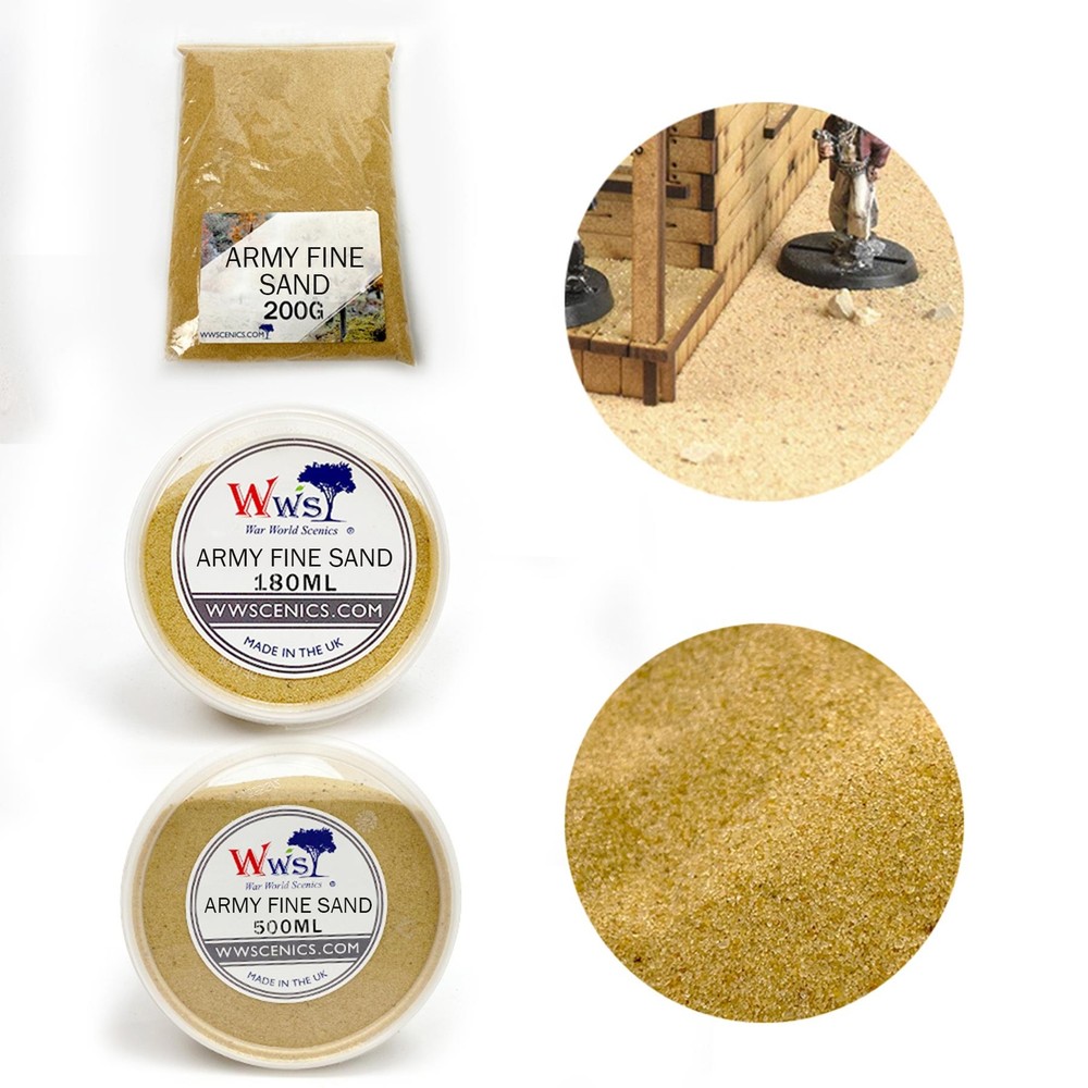 Army Fine Model Sand | Wargame Scenery & Basing Material