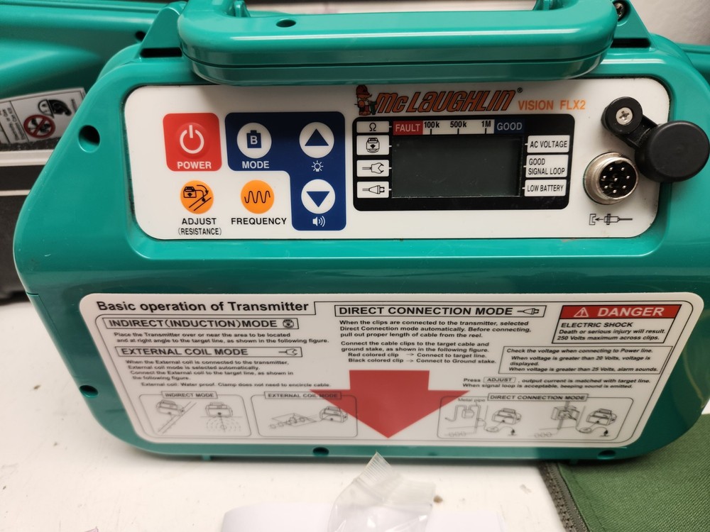Vermeer McLaughlin Verifier Vision FLX2 Utility Cable Wire Pipe Locator