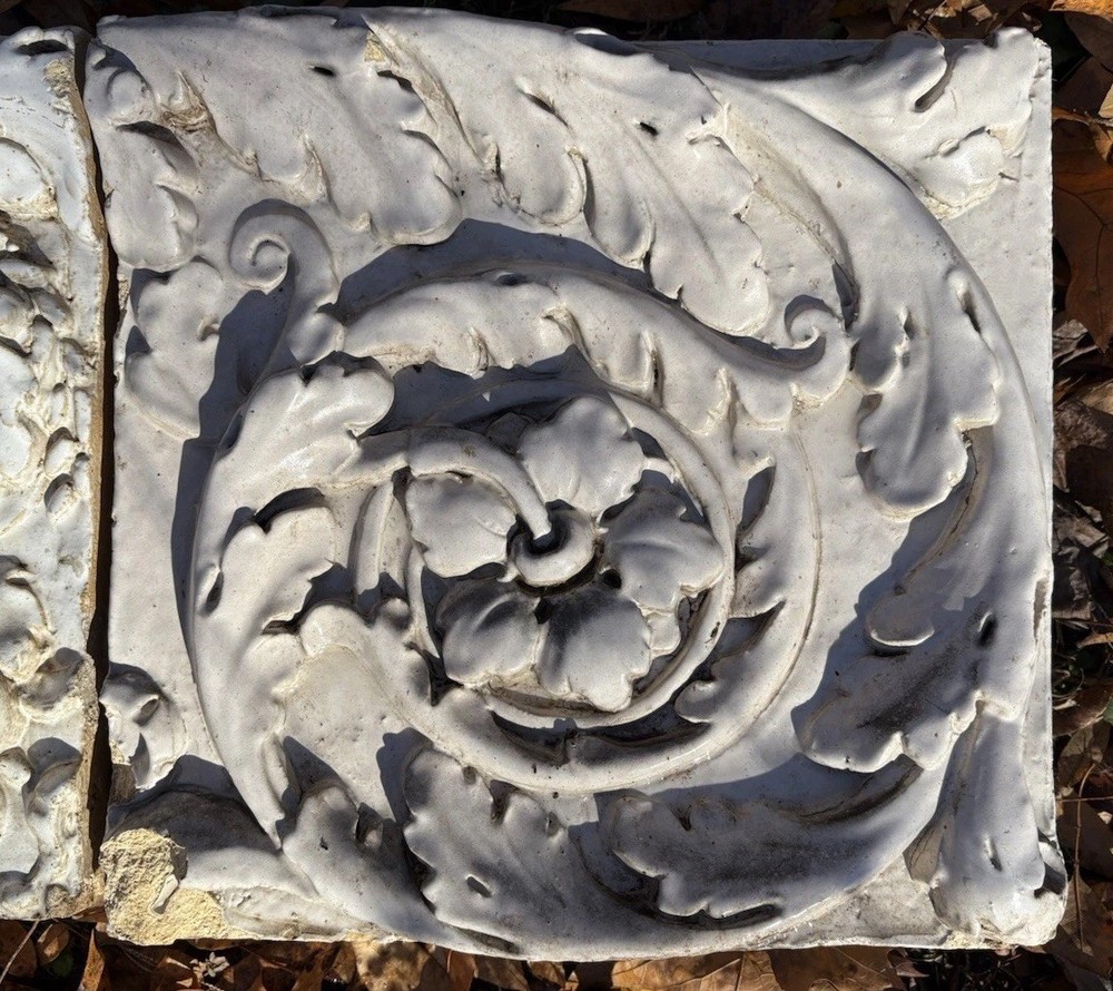 Architectural Terra Cotta 3pc Spandrel Frieze Panel