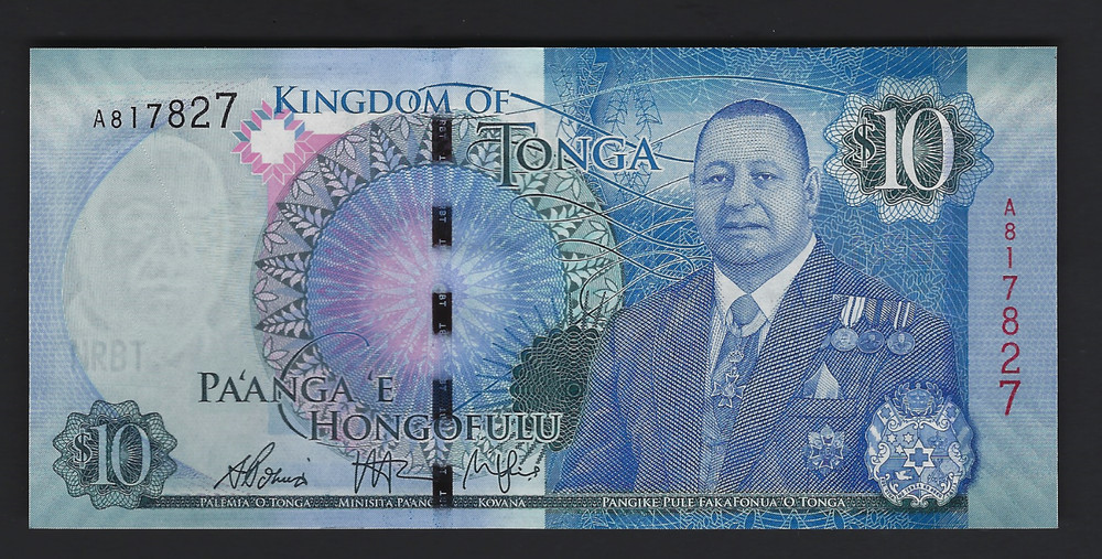 2015 Tonga 10 Pa'anga - #46 Uncirculated