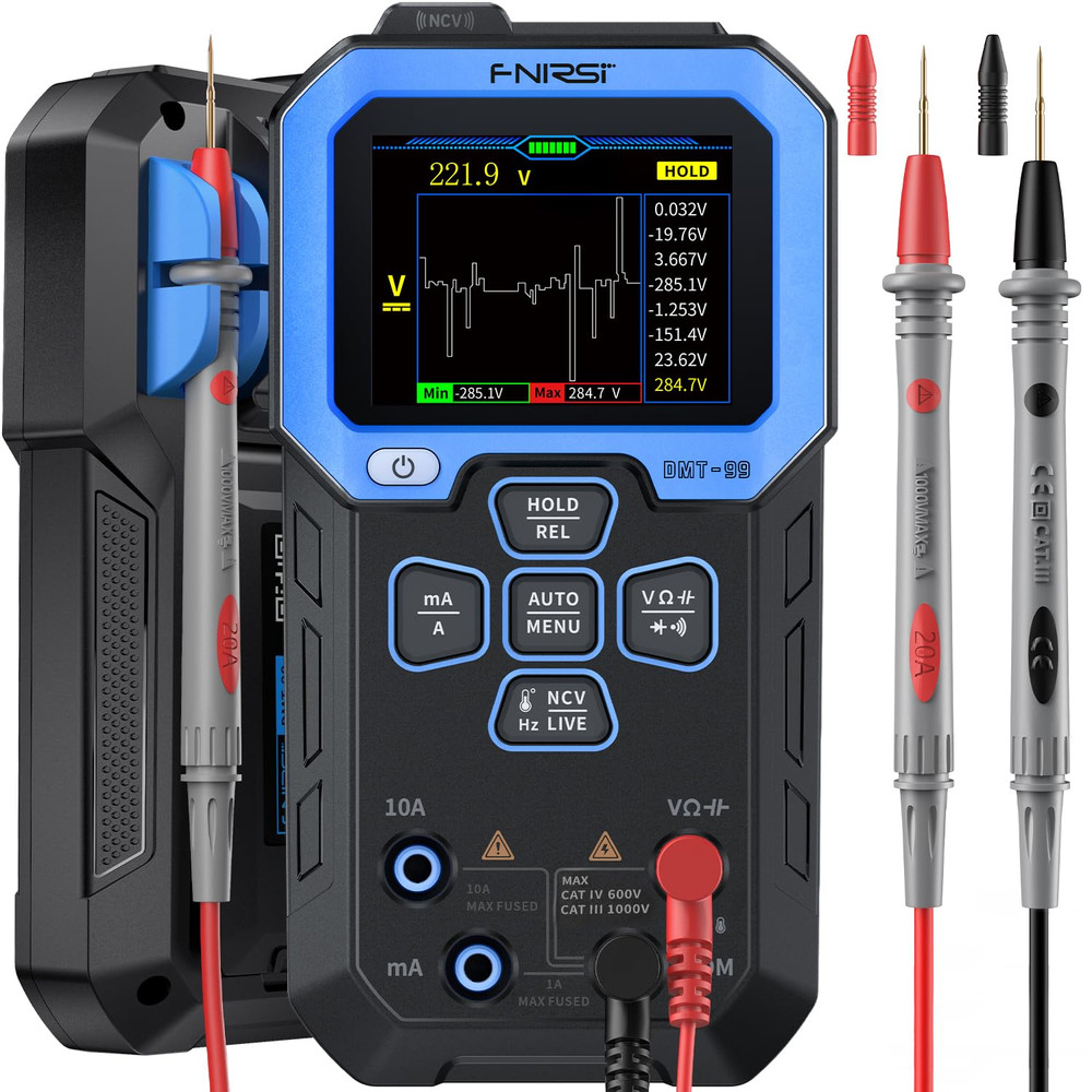 Digital Multimeter 9999 Counts TRMS Auto Ranging Rechargeable Voltage Tester