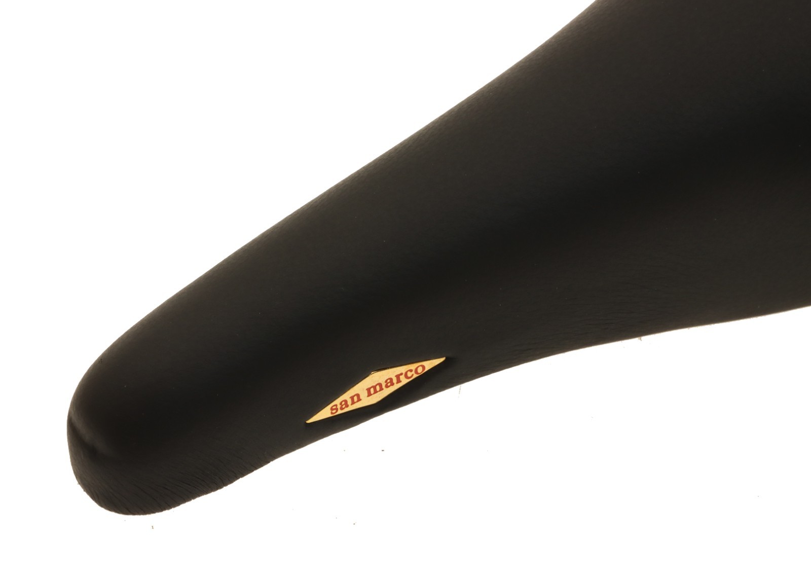 Selle San Marco Rolls SMOOTH BLACK Leather Saddle Brass Steel 2002 NEW NOS