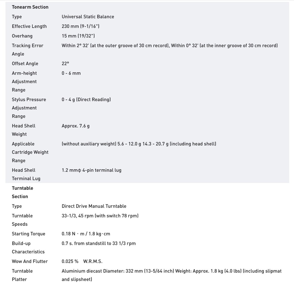 Supreme Technics Turntable Model SL-1200MK7