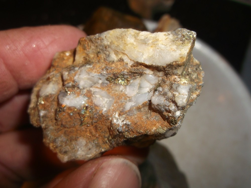 Gold, silver, copper, 454 grams samples ,ore high grade .
