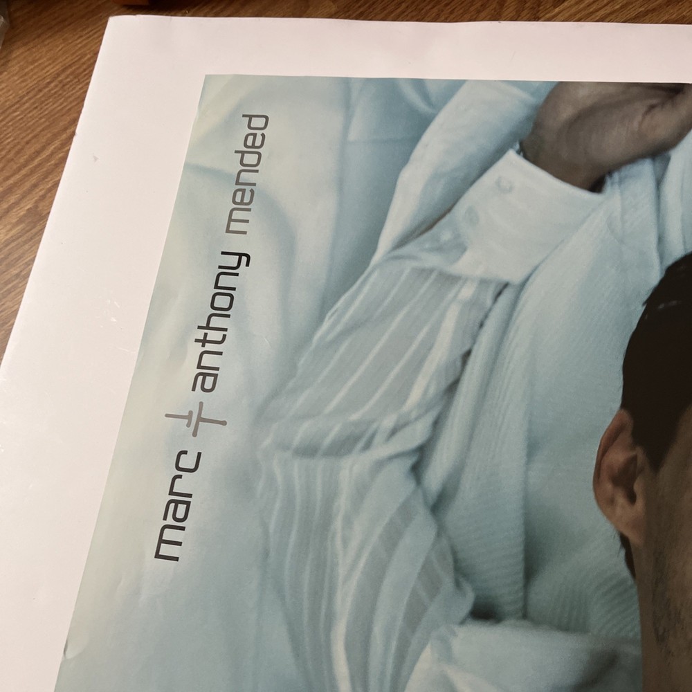 Marc Anthony – Mended (24x36 ) Original Promotional Poster 2002