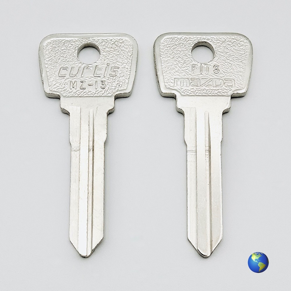 MZ-13 Key Blanks for Various Models by Mazda (3 Keys)