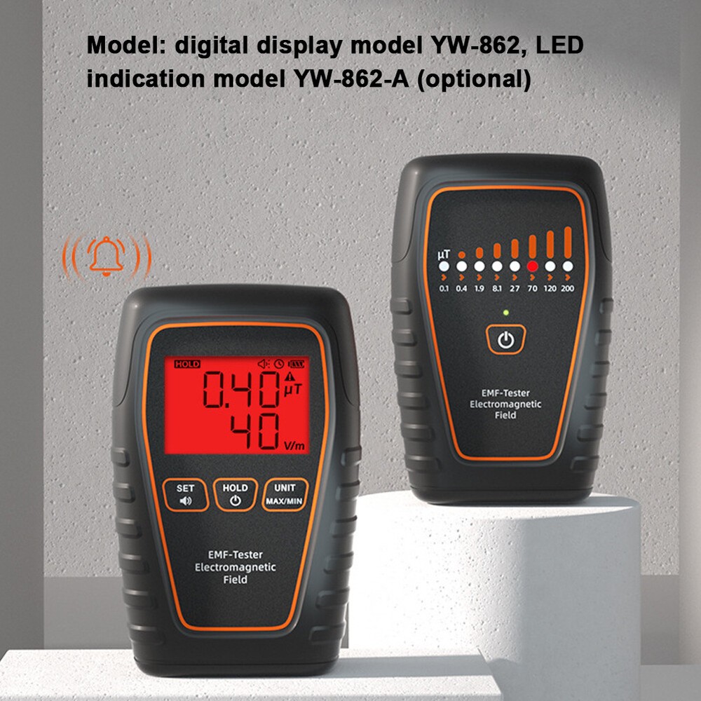 Handheld EMF Tester Portable Electromagnetic Radiation U9R7