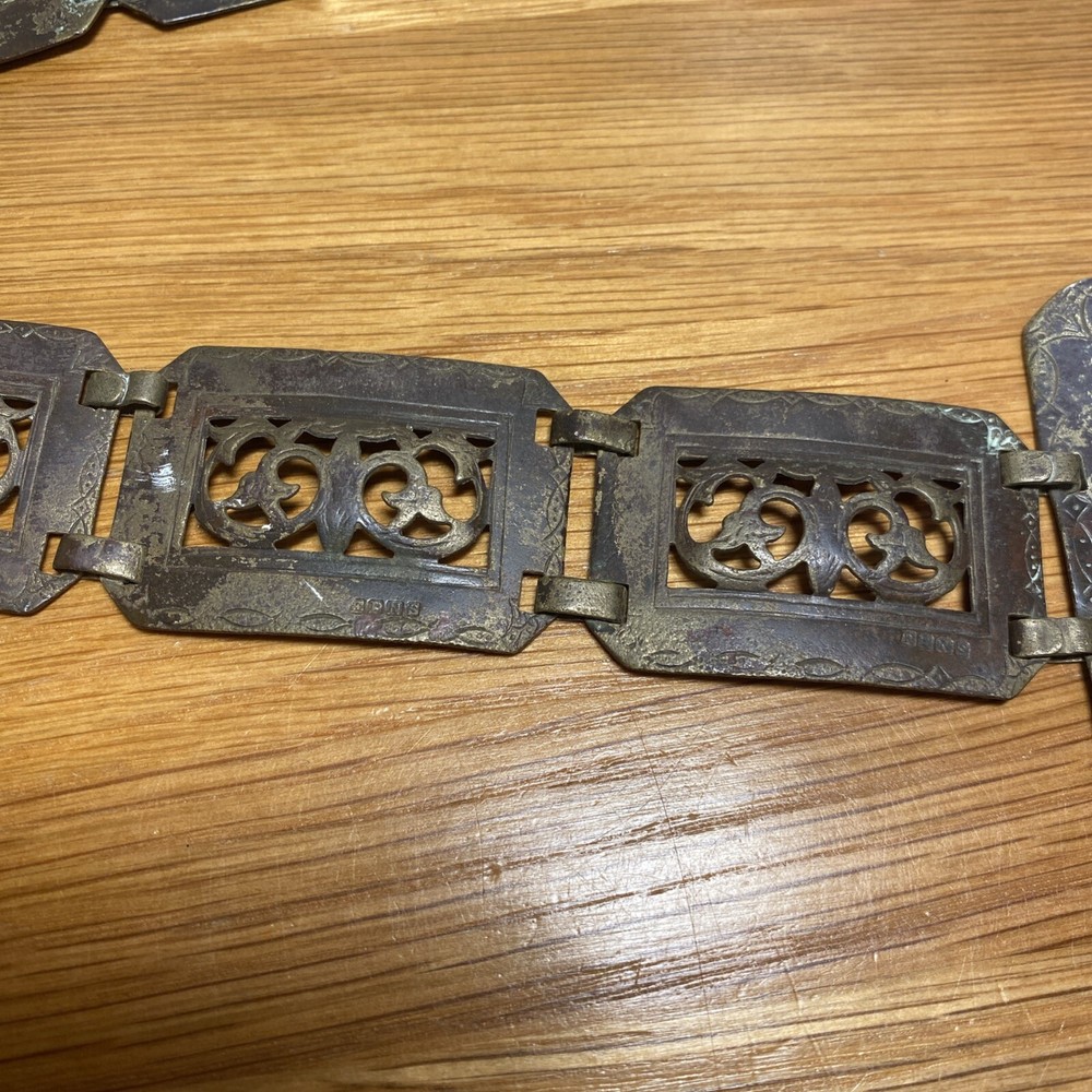 Vintage Metal EPNS Belt Ornate England