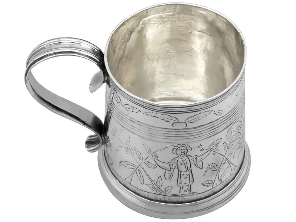 Antique Sterling Silver Mug (1690)