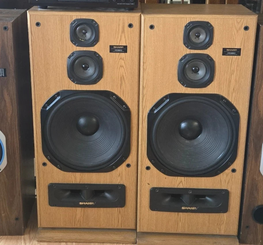 Pair Sharp CP-9850 Crossovers