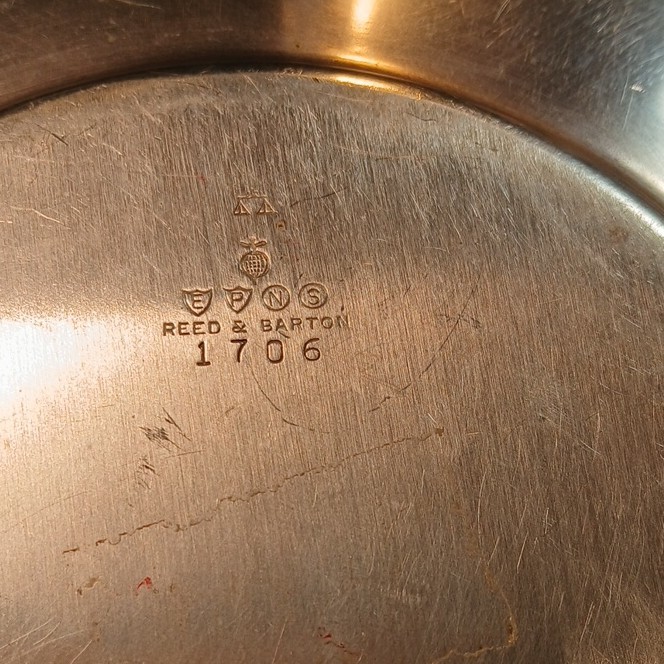 Reed & Barton EPNS Silver Plate Decorative Charger Plate 11" 1706 Decorative