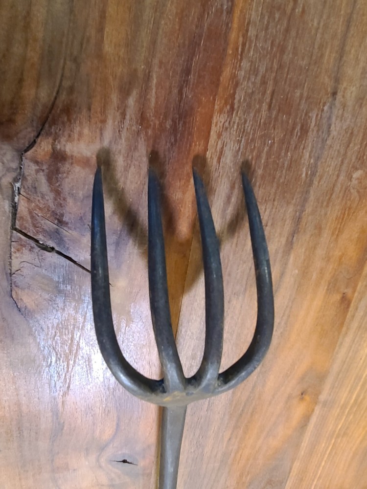 Blacksmith Campfire Fireplace Fork Barbecue Marshmellow Wrought Iron E C Stuck