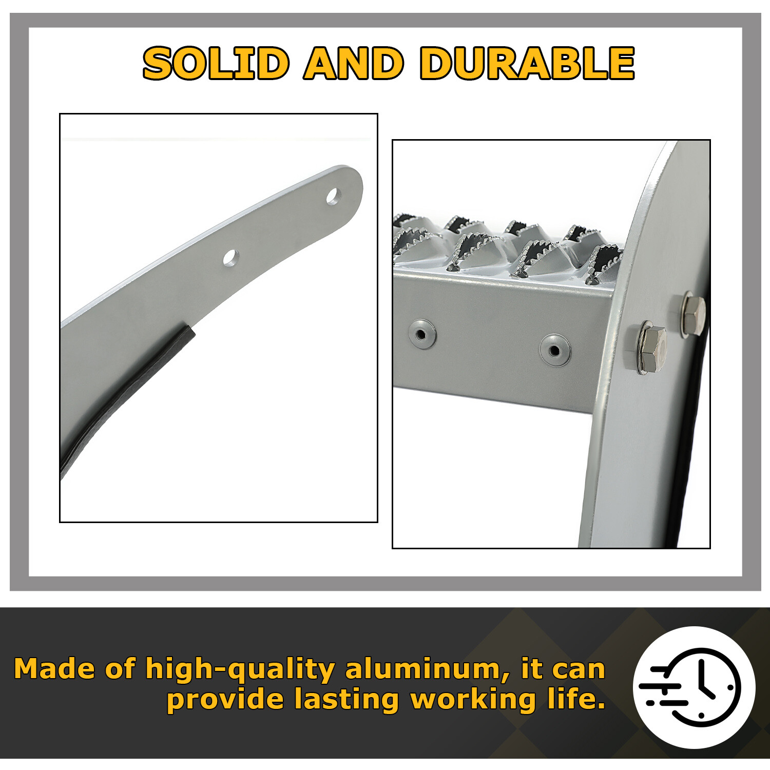 26" Fuel Tank Step Bracket Set Aluminum For Peterbilt All Models Complete Kit