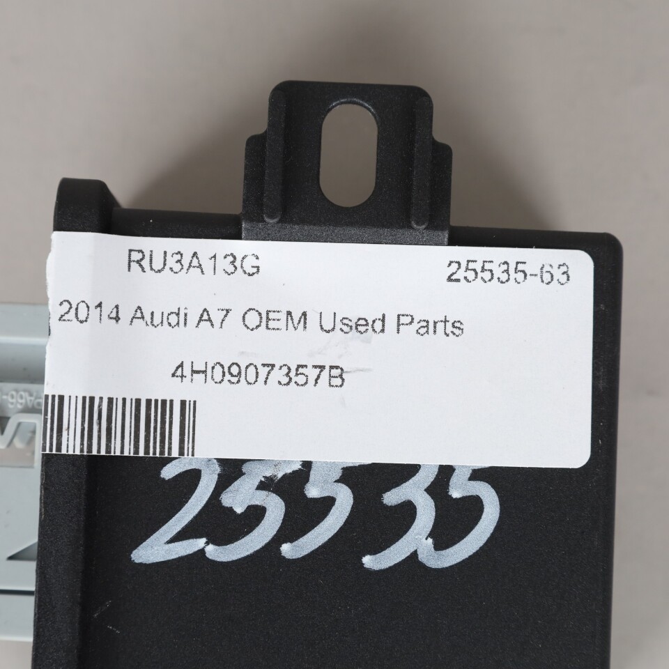 2014 Audi A7 Headlight Range Control Module 4H0907357B OEM