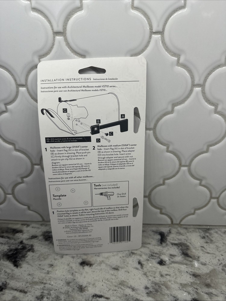 Red Replacement Plastic Flag Kit