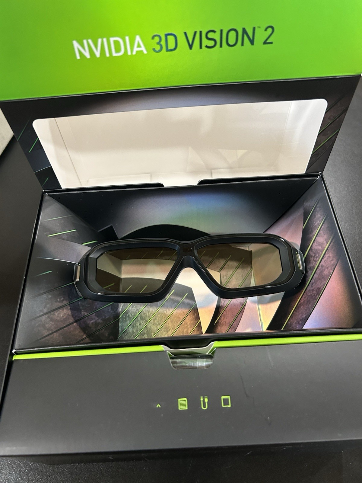 NVIDIA 3D Vision 2 Wireless Glasses -New Unopened Box Immersive 3D PC Experience
