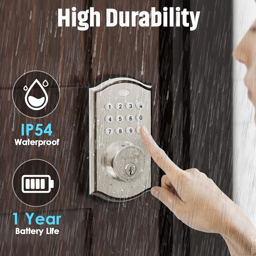 Keyless Door Locks - Keypad Electronic Door Locks, Smart Deadbolt Locks