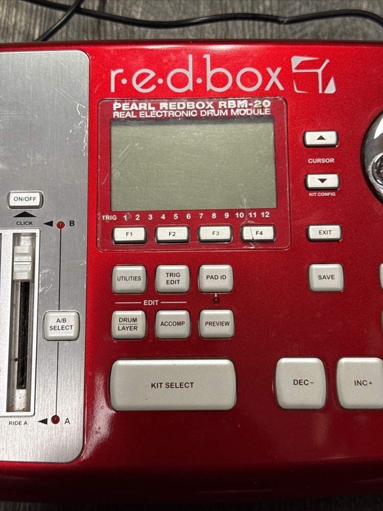 Pearl Redbox RBM-20 Real Electronic Drum Module - Working!!