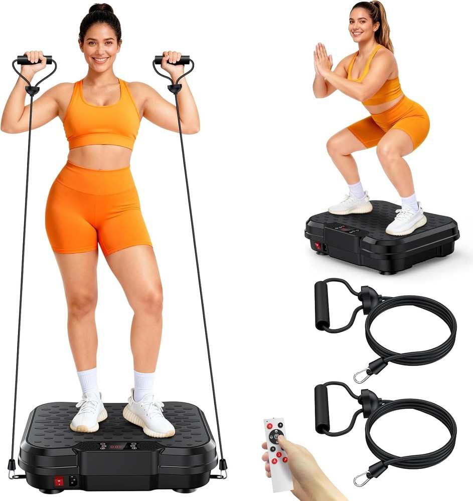 Vibration Plate Exercise Machine 400lb Capacity