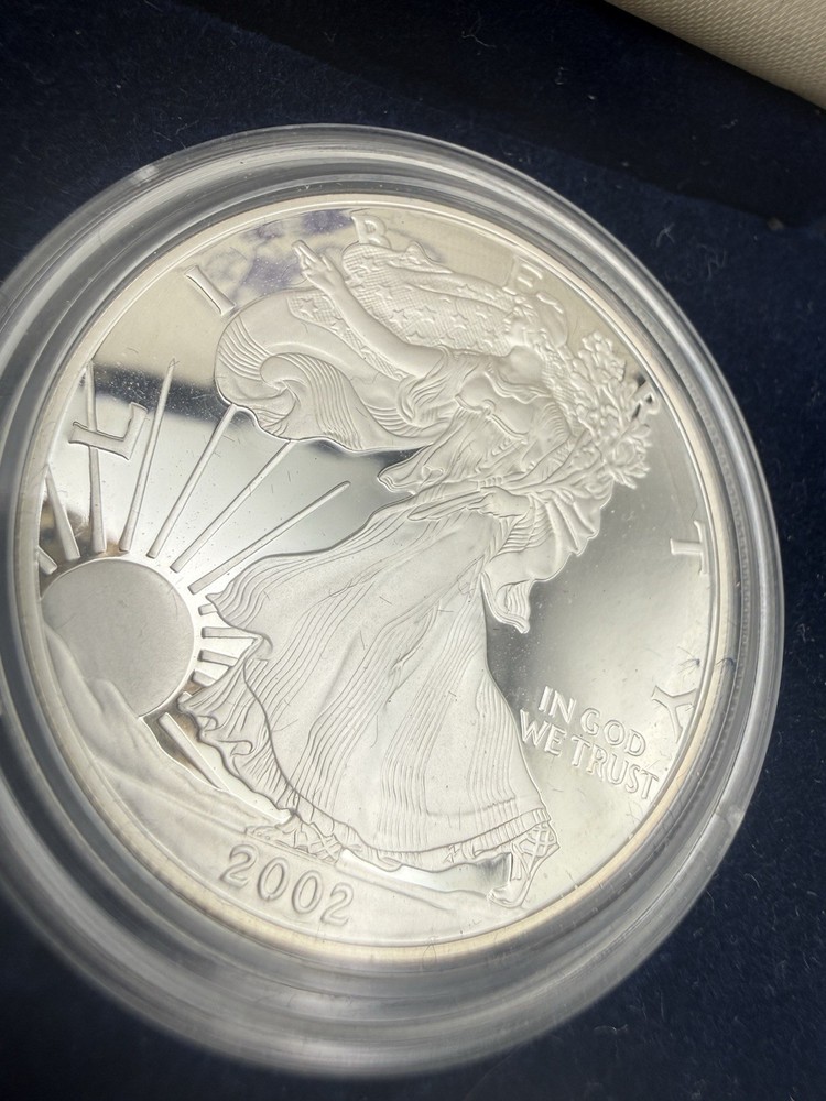 2022 - PROOF SILVER EAGLE - 1 ounce SILVER - WEST POINT Mint - w BOX & COA