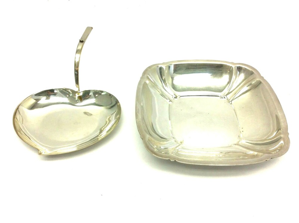 Vintage Three Crown Silversmiths Reed & Barton 1023 Shannon Water Lily Tray Dish