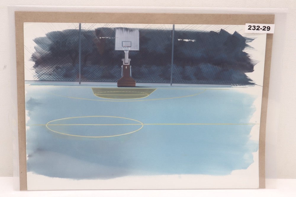 Original Hand Painted Animation Production Background (232-29)