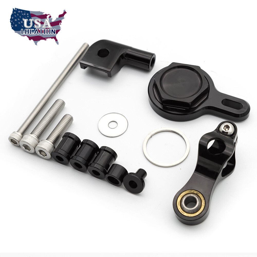 For YAMAHA YZF R1 1998 1999 2000 2001 CNC Motorcycle Steering Damper Bracket Kit