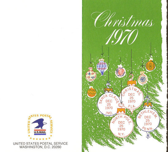 #1414-18-C1 First Day Ceremony Program 6c Christmas Stamps w/FDC