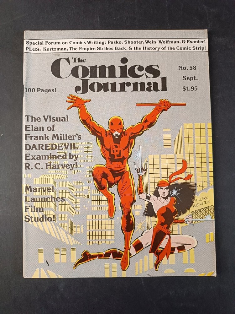 The Comics Journal Comic No 58 September