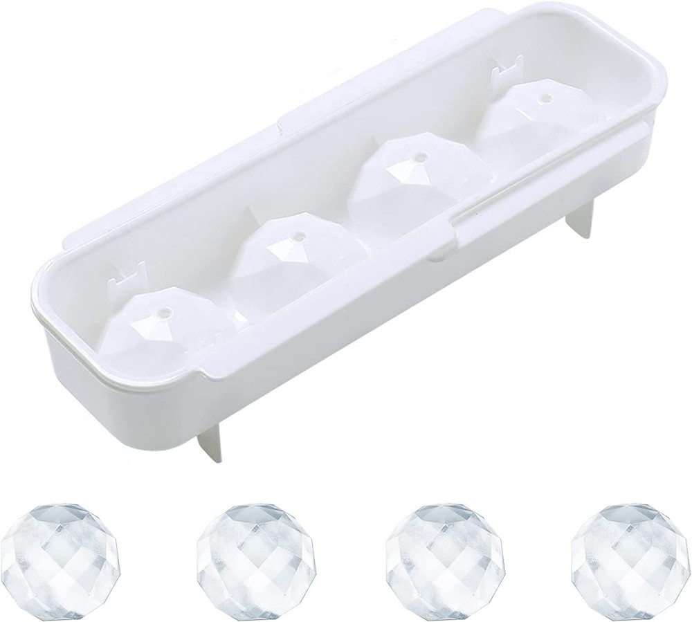 4 Grid Large Ice Ball Mold Cube One  Tray- B6