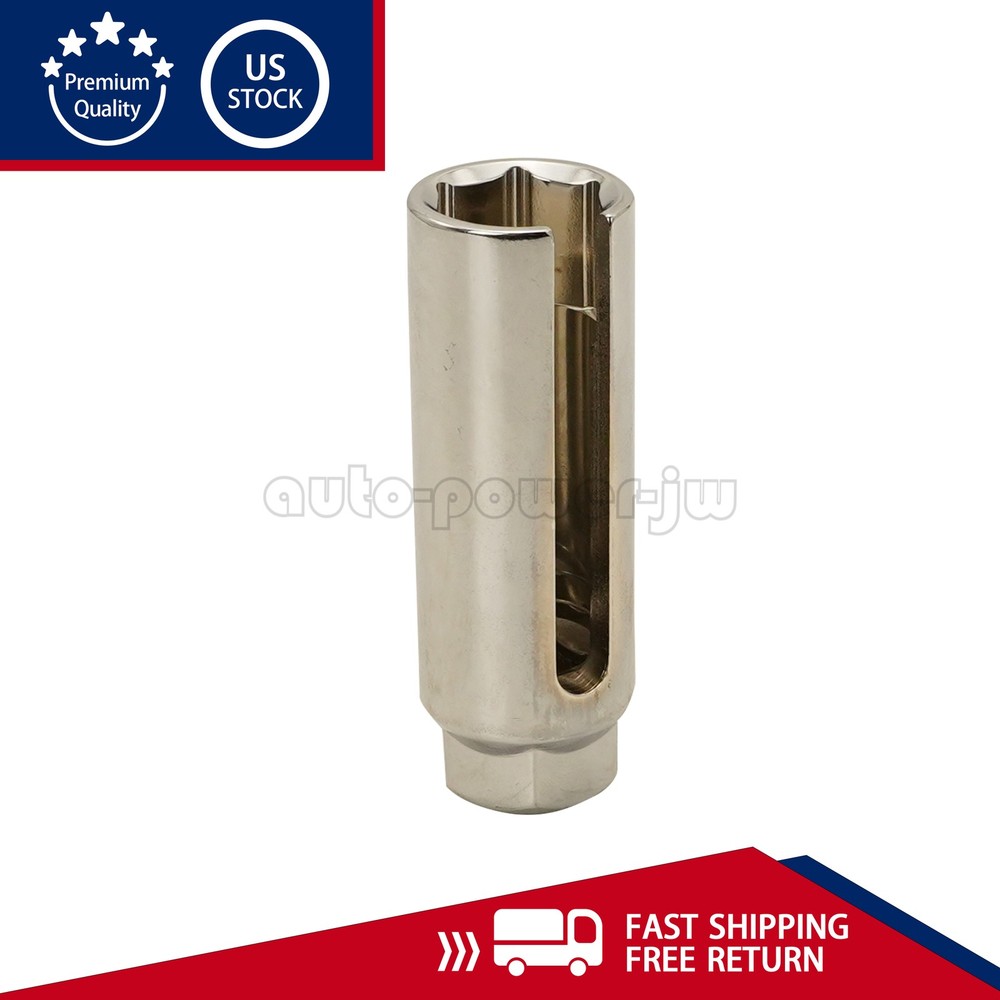 7/8'' 22mm O2 Oxygen Sensor Socket Removal Tool Side Wire Cutout 1/2" Drive US