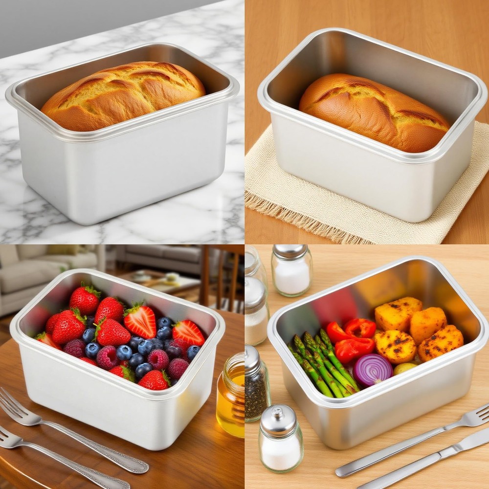 CODOHI Bread Box for Homemade Bread, Time Recording Bread Storage Container w...
