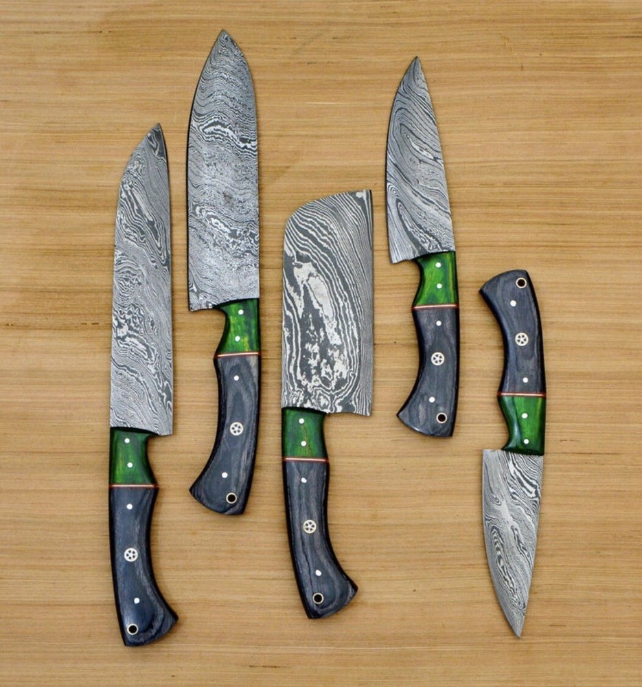 damascus chef knife set