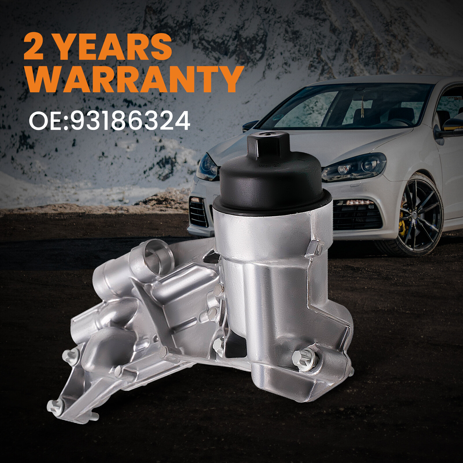 Engine Oil Cooler w/ Filter For GMC Chevy Cruze Sonic 1.8L 93186324 25199751