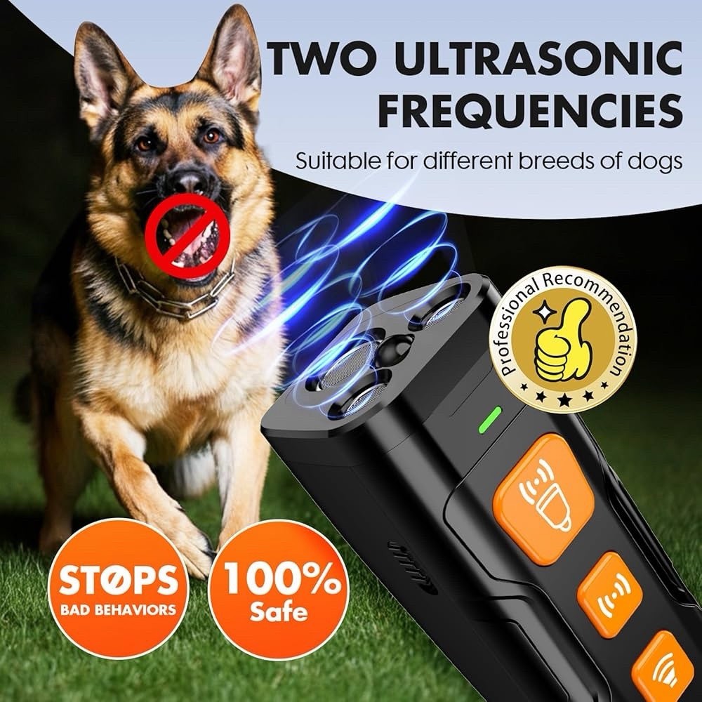Silent Command Ultrasonic Dog Bark Stopper - Training Device