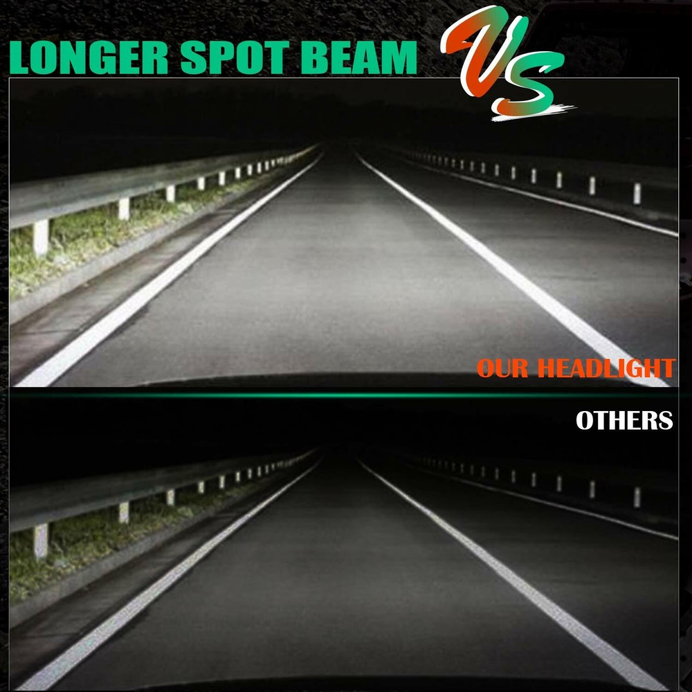 5" Flush Mount LED Work Lights Backup Reverse Bumper Off-Road Driving Cube Pods